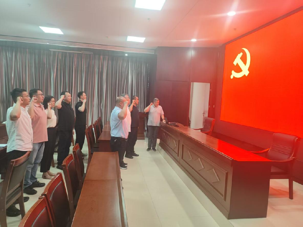 聯合黨支部開展“迎七一”主題黨日活動暨召開第二季度黨員大會